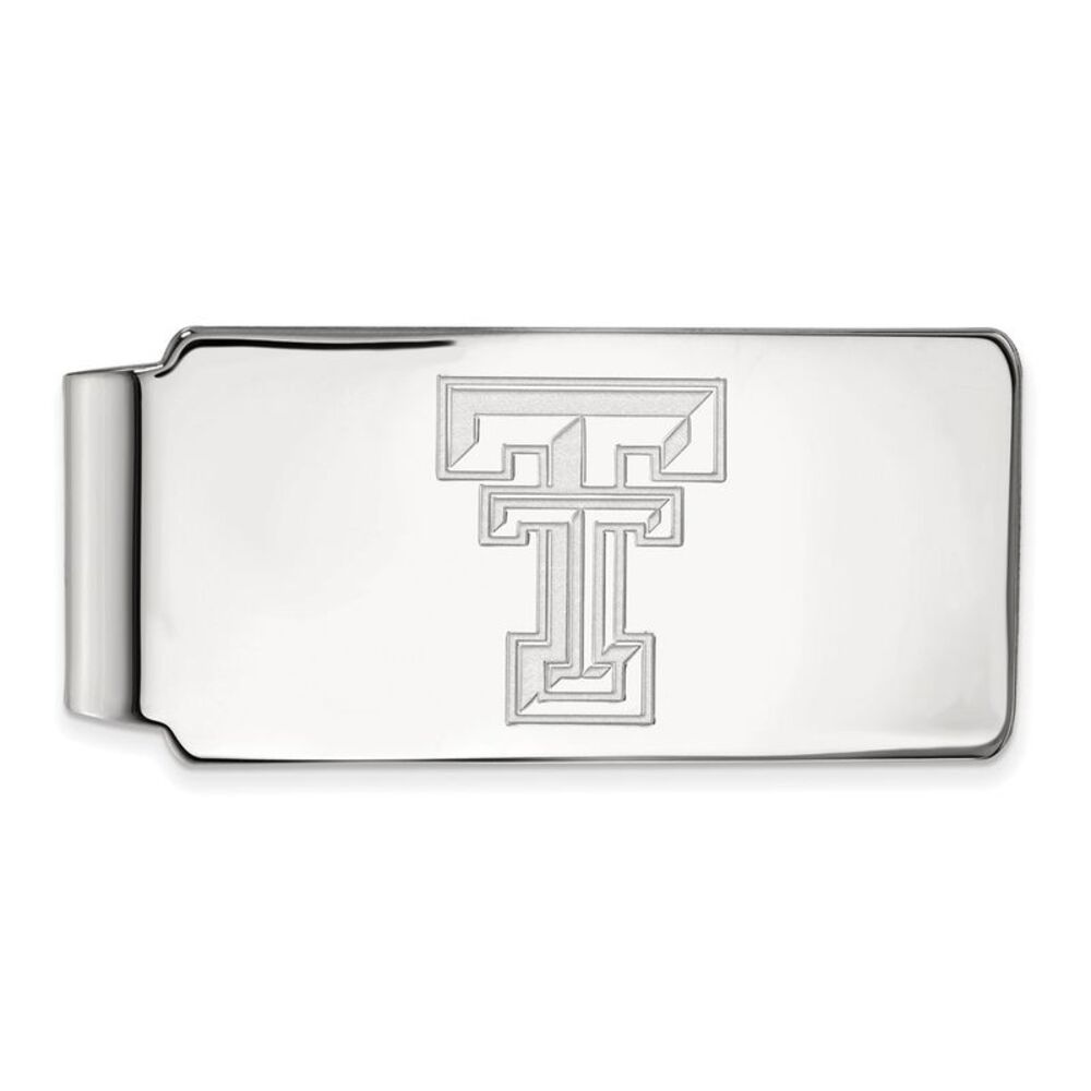 Sterling Silver Texas Tech U Money Clip